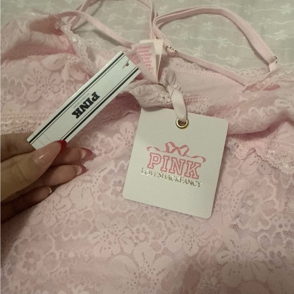 Pink Lace Slip Dress - Picture 2 of 2